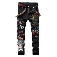 ราคา 2024 Denim Pants Mens Designer MOTO White Black BIKE Straight Jeans MenS 28 38 40 42 Autumn Spring HIP HOP Punk Rock Streetwear Trouers MMJ0003 (14816548863)