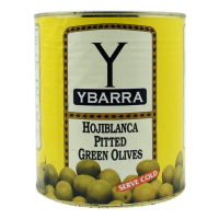 ราคา อิบาร์รา มะกอกเขียว ไร้เมล็ด 3 กก Green Olives Pitted 3kg Ybarra brand (21010453948)