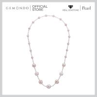 ราคา GEMONDO สร้อยไข่มุกน้ำจืดแท้ Freshwater Pearl มุกสีม่วงบาโร้ค มุกย้อมสีชมพู ทรงกลม มุกสีขาว ทรง Oval ยาว 24 นิ้ว 60 cm สร้อยไข่มุก สร้อยคอไข่มุก ไข่มุกแท้ (8793307367)