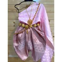 ราคา พร้อม ส่ง สำหรับเด็ก 2 11 ปี ชุดไทยเด็ก ออเจ้า สไบแม่พุดตาน พรหมลิขิต การะเกด บุพเพสันนิวาส โจงกระเบน RA HL23 (20932324197)