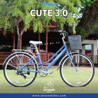 ราคา จักรยานแม่บ้าน TRINX Cute 3 0 ล้อ 26 นิ้ว Shimano 7 สปีด เฟรมอลูมิเนียม ล้ออะลูมิเนียม วีเบรค น้ำหนัก 15 กิโลกรัม City bike 7 speed shimano aluminum frame v brake double wall aluminum rim (20990531261