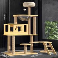 ราคา Free Gift คอนโดแมว บ้านแมว คอนโดแมวไม้ ขนาดใหญ่ ของเล่นแมว ขนาดใหญ่ สูง (20510337835)