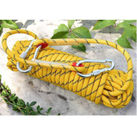 ราคา 10 12 มม เชือกโรยตัว เชือกปีนเขา อุปกรณ์ปีนเขา อุปกรณ์โรยตัว 12mm Climbing Rope w Hook High Strength Emergency Safety Fire Escape Rope Lifeline Rescue Rope Outdoor Survival Tool (20834302346)