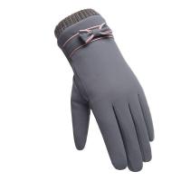 ราคา Winter Windproof Women Gloves Internal Plush Warm Touch Screen Skin friendly Soft Gloves (10803122106)