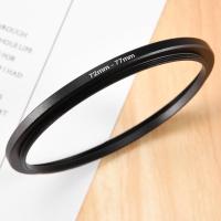 ราคา 72mm 77mm Camera Lens Step Up Filter Black Metal Adapter Ring (19805796974)