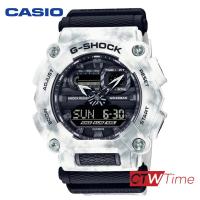 ราคา CASIO G Shock Frozen Forest นาฬิกาข้อมือผู้ชาย สายเรซิน รุ่น GA 900GC 7ADR สีขาว (15258195845)