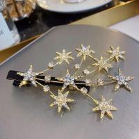 ราคา Lucky spring กิ๊ฟติดผมรูปดาวคริสตัล สไตล์เกาหลีKorean hairpin bow hair clip star diamond hairpin 5 คะแนน (16425362535)