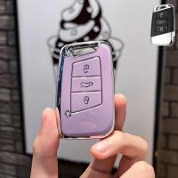 ราคา กล่องกุญแจ Volkswagen สำหรับ VW ฝาครอบกุญแจ Golf Polo Arteon passat beetle tiguan skoda พวงกุญแจสำหรับกุญแจรีโมท vw กล่องกุญแจพลิก vw (20386939380)