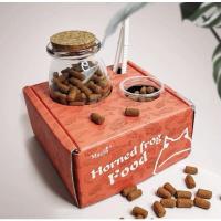 ราคา อาหารกบ Macfn สำหรับกบฮอร์นฟรอก มีสารอาหารสูง และมีส่วนผสมของโปรไบโอติก Bacillus subtilis ซึ่งช่วยในการย่อยอาหาร ฮอร์นฟรอก EXP 03 2024 (10225134688)