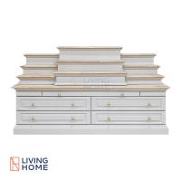 ราคา ผ่อน 0 Livinghome FurnitureMall โต๊ะบูชาพระ รุ่น สัจจะ ขนาด 150 180 ซม ไม้ยางพารา แบบนั่งกราบ (18574601194)