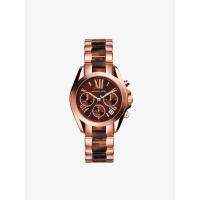 ราคา Michael Kors นาฬิกาข้อมือผู้หญิง รุ่น MK5944 Bradshaw Chronograph Brown Dial Brown Rose Gold (1107420403)