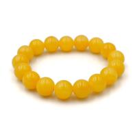 ราคา JADE หยกพม่าแท้ สีเหลืองสด เลือกขนาดเม็ดหินได้ หินแห่งความมีชีวิตชีวา สร้อยข้อมือหยกแท้ by siamonlineshop (17413659622)