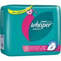 ราคา Whisper Wings Blue วิสเปอร์ ผ้าอนามัย วันมาปกติ 10ชิ้น สีชมพู วันมามากและกลางคืน 8ชิ้น สีน้ำเงิน แบบมีปีก (20954615742)