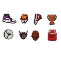 ราคา 2 Jibbitz for Set NBA shoe charms jibbitz for original Kobe James Jame Curry buckle charms Shoes Accessories (21359971779)