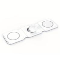 ราคา แท่นชาร์จไร้สายแบบแม่เหล็ก3 in 1สำหรับ iPhone 15 14 13 Pro airpods iWatch แท่นชาร์จไร้สายเร็วสุดๆ (21357111171)