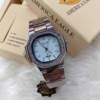 ราคา America eagle byMMTIME นาฬิกาแบรนด์แท้สินค้าพร้อมกล่องกันนำ้พอประมาณขนาดนาฬิกา38cm (13694998576)