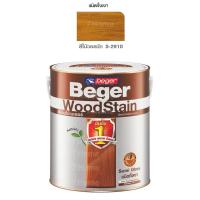 ราคา Beger WoodStain สีย้อมไม้เบเยอร์ ชนิดกึ่งเงา S 2910 สีไม้วอลนัท กระป๋องใหญ่ ปริมาณ 3 785 ลิตร (15791220625)