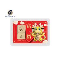ราคา GCAP GOLD ทองคำแท่ง 1 บาท ลาย มังกรทองนำโชค ทองคำ 96 50 จัดส่งฟรี แผ่นทอง การ์ดทอง ทองแท้ (21350344733)