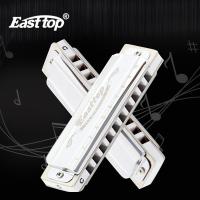 ราคา Easttop Harmonica 10 หลุม Blue Harmonica Spot Harmonica Silver สำหรับผู้เล่นมืออาชีพเริ่มต้นนักเรียนเด็กวันเกิดของขวัญ T008 (2660908673)