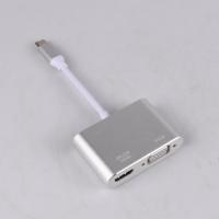 ราคา Lit Up อะแดปเตอร์ฮับ ฮับ 4 in 1 USB C HUB Type C USB C to HDMI VGA Adapter 4in1 Type c to HDMI 4K for MacBook Pro HP Envy 13 Dell XPS13 15 Lenovo miix510 (20305560899)