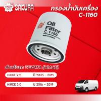 ราคา กรองน้ำมันเครื่อง โตโยต้า ไฮเอช คอมมูเตอร์ TOYOTA HIACE เครื่องยนต์ 2 5 3 0 TOYOTA HIACE COMMUTER 2 5 2 7 เกียร์ธรรมดา 3 0 ปี 2005 2019 รหัสสินค้า C 1160 (10137947083)