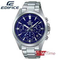 ราคา Casio Edifice นาฬิกาข้อมือผู้ชาย สายสแตนเลส รุ่น EFV 630D 2AVUDF สีเงิน หน้าปัดสีน้ำเงิน (15942129266)