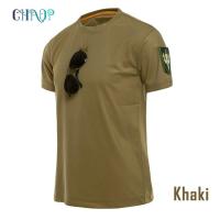 ราคา ZITY ผู้ชายเร็วแห้งทหารเสื้อยืดสีทึบระบายอากาศแขนสั้นยุทธวิธีด้านบนหลวมกลางแจ้งเดินป่าเสื้อยืดหลวม TCT0002 (19384689537)