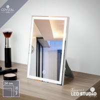 ราคา ส่งฟรี กระจกเงา LED รุ่น Crystal กระจกมีไฟ led กระจกled กระจก led ติดผนัง กระจกมีไฟ กระจกเงา ติดห้องน้ำ ห้องแต่งตัว กระจกสวย สว่าง ไม่หลอกตา (20962474948)