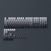 ราคา ZIFRIEND 132 คีย์ PBT Gradient Switch คีย์บอร์ดสีเทา สีชมพู Polar วันแกะสลักด้านข้าง Keycaps (21362075142)