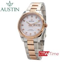 ราคา AUSTIN นาฬิกาข้อมือผู้ชาย สายสแตนเลส รุ่น AM1659E สองกษัตริย์ กระจก Sapphire กันรอยขีดข่วน (14758598354)