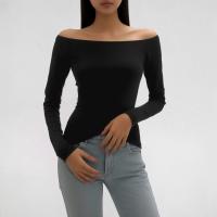ราคา Closet Crush Off shoulder long sleeves blouse Black เสื้อแขนยาวปาดไหล่ (21239441221)
