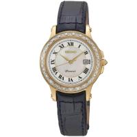 ราคา Karnvera Shop SEIKO Premier Diamonds นาฬิกาข้อมือผู้หญิง รุ่น SXDF06P1 Quartz (511850859)