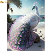 ราคา winnereco ภาพวาดเพชร นกยูง DIY สว่านเต็มตัวรูปภาพวาดประดับเพชรกลม5D ครอสติสคริสตัล งานฝีมือศิลปะสติ๊กเกอร์ตกแต่งบ้าน ครอสติชคริสตัDiamond Painting 30X40ซม (19766758240)
