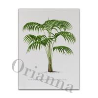 ราคา Tropical Theme Canvas Vintage Palm Tree Print Antique Botanical Wall Art For Beach House Decor 0919 (20498271979)