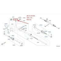ราคา ซีลน้ำมันกระปุกเฟืองพวงมาลัย NISSAN MARCH ALMERA 48125 EE50A SEAL OIL (21339909595)
