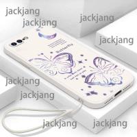 ราคา เคส iPhone 6 6S 7 8 6 Plus 6S Plus 7 Plus 8 Plus ชุดสัตว์น่ารักเคสโทรศัพท์ Tpu นิ่มรูปผีเสื้อสีม่วง (20513816555)