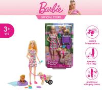 ราคา Barbie Walk and Wheels Doll with Dogs Playset บาร์บี้ เพลย์เซตตุ๊กตาบาร์บี้พร้อมอุปกรณ์ดูแลสุนัขในรถเข็น HTK37 ID (21378142215)