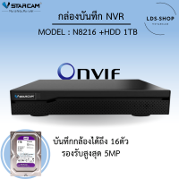ราคา VStarcam กล่องบันทึกล้องวงจรปิด NVR 16 ช่อง N8216 ฺBlack พร้อม Harddisk BY LDS SHOP (13225377221)