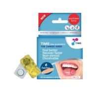 ราคา TIME ORAL ULCER PATCH แบบกล่อง 6 ชิ้น แผ่นแปะแผลร้อนใน แผลในปาก (14832395566)