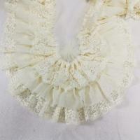 ราคา ลูกไม้ผ้าชีฟองสามชั้นสีดำและสีขาวจับจีบร้อยเปอร์เซ็นต์ปกคอเสื้อแขนเสื้อ DIY ตุ๊กตากระโปรงรับเสื้อยืดขอบลูกไม้อุปกรณ์เสริม (9152401090)