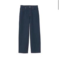 ราคา MUJI กางเกงยีนส์ ทรงขากว้าง MUJI WOMEN STRETCH DENIM RELAXED WIDE PANTS กางเกงผู้หญิง (19160348896)