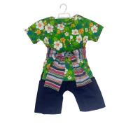 ราคา ชุดไทยเด็ก ชุดดอกม่อฮ่อม พร้อมผ้าคาดเอว ชุดดอกสงกรานต์ พร้อมส่ง (18342002974)