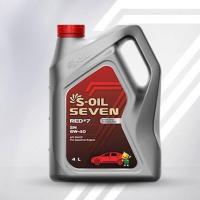 ราคา น้ำมันเครื่อง S OIL RED 7 SN 5W40 สำหรับเครื่องยนต์เบนซิน ฟรี S OIL7CLEANขนาด4 ลิตร1แกลลอนมูลค่า850บ (9831412069)