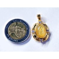 ราคา เทียม หินไหมทอง จี้ชุบทอง 24k จี้เพชร (21312959300)