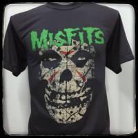 ราคา เสื้อ วง Misfits ผ้าฝ้ายฤดูร้อนสบาย ๆ ผ้า บาง เสื้อยืด (19545213164)
