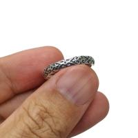 ราคา แหวนพิรอด เงินแท้ 92 5 งานส่งออก เดินลายนูนต่ำสไตล์วินเทจย้อนยุคเก๋ๆ รอบวงครับ หน้าแหวนกว้าง 3 มิล หนัก 1 5 1 8 กรัม ตัวเรือนลงดำ และขัดเงาอย่างดี ดูมีมิติ สรุปสวยครับ (20400000431)