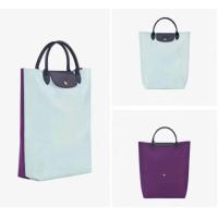 ราคา Longchamp กระเป๋าใหม่ Replay แนวตั้งกระเป๋าสีคมชัดถุงช้อปปิ้งที่เดินทางมาพักผ่อนไนล่อนพับแบบพกพาใต้วงแขนกระเป๋า (16302476293)