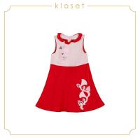 ราคา Kloset AW18 KD002 Flower Midi Dress (7748467215)