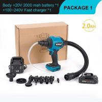 ราคา Hormy เครื่องเป่าลมไร้สายพร้อมหัวฉีดสำหรับแบตเตอรี่ Makita 18V เครื่องเป่าลม6IN1ไร้สายพร้อมหัวฉีดอเนกประสงค์ (21171037656)