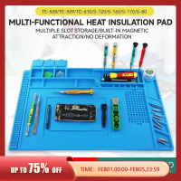 ราคา แผ่นรองซ่อมฉนวนกันความร้อนแผ่นรอง3C ซ่อมโทรศัพท์มือถืออิเล็กทรอนิกส์แผ่นรองโต๊ะทำงานซิลิโคนสำหรับสถานีบัดกรี BGA (21171099677)